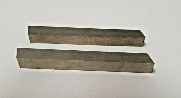 Lot of 2 Circle C 7/16 x 7/16 x 4" Square Lathe Tool Cutting HSS Bits  Brand New