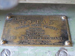 W.S.Tyler Ro-Tap RoTap Testing Sieve Shaker W/ US Standard Brass Testing Screens