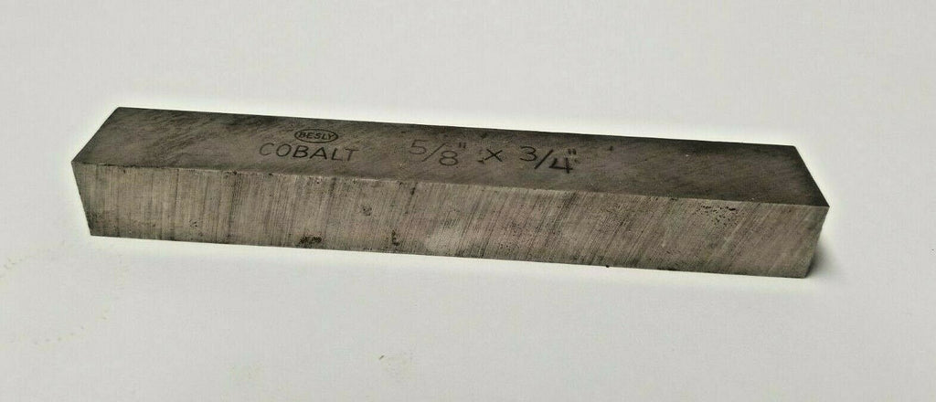 Cobalt BESLY 5/8 x 3/4 x 5" Rectangle Lathe Tool Cutting HSS Bits