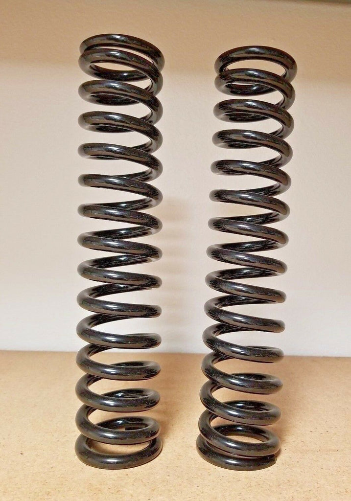 Lot of 2 Works Performance Compression Springs 11.7" Long 220Lbs .375 Wire Black