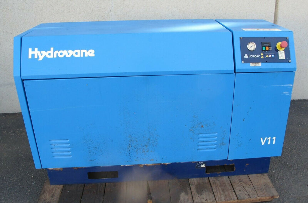 Hydrovane 15 HP Rotary Vane Air Compressor 711-PSAS08 With Ingersoll Rand Dryer