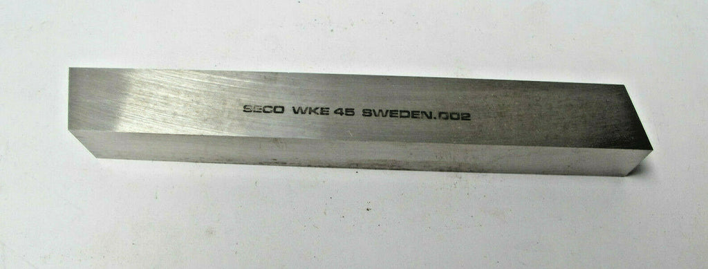 Seco WKE 45 3/4" Square 6" Long Lathe Tool Cutting HSS Bits Ground NEW .002  Bra