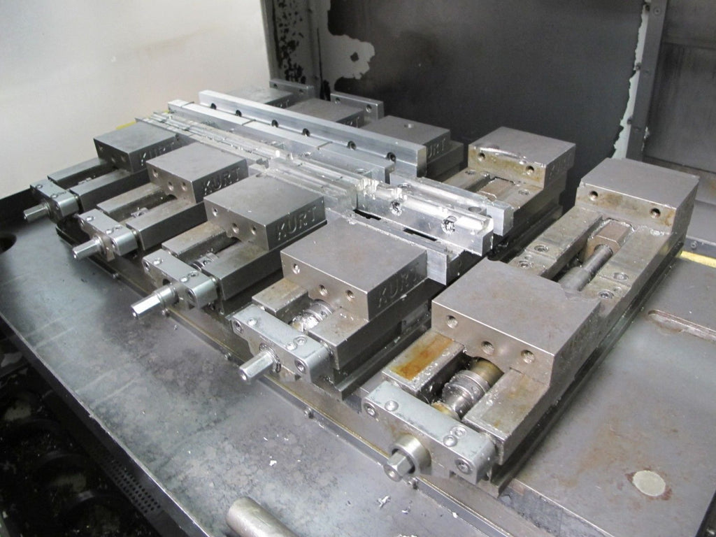 KURT DL400C 4" DoubleLock CNC Mill VMC Machine Vise  Complete Set of 5 Vises