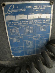Lapmaster Model 15 Lapping Machine 110 Volt