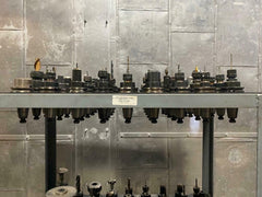 Lot of 90 CAT40 Tool Holders for Fadal CNC Vertical Machining Center With Cart