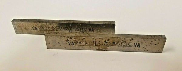 Lot of 2 VASCO SUPREME VA 1/4 x 3/4 x 5" Rectangle Lathe Tool Cutting HSS Bits