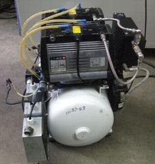 JUN-AIR CustomAir Model CA-823-D Dental Air Compressor Dual Head Oil Free OF302